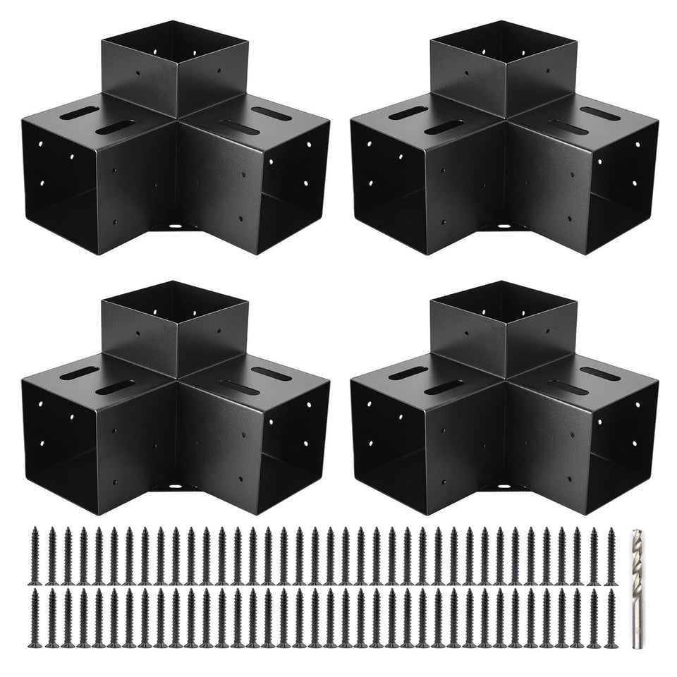 YVHFWOY 4x4 bracket assembly for durable outdoor framing