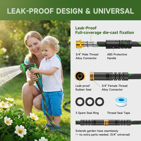 YWGGS all-weather flexible hose remains pliable in cold and heat.
