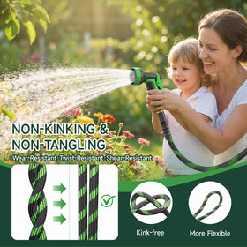 YWGGS heavy-duty hose with puncture-resistant cover ideal for rough surfaces.