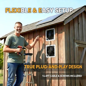 ywmvcm dual-exhaust setup shows simple plug-and-play wiring