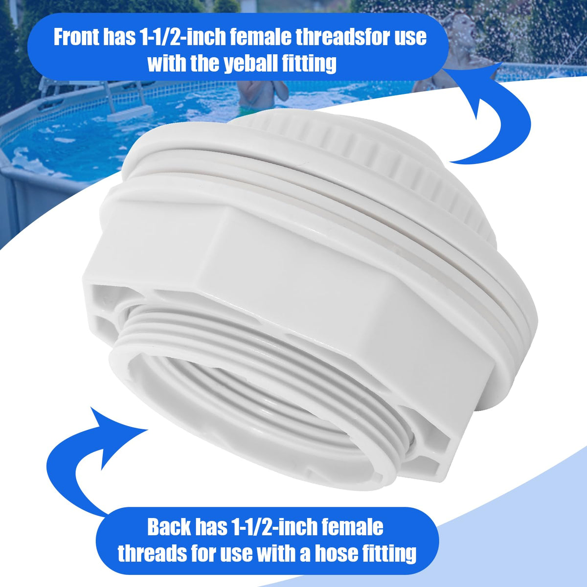 YWOOW UV-resistant PVC material suitable for outdoor pool use