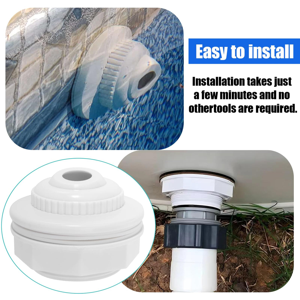 YWOOW easy installation kit simplifies wall mounting and sealing