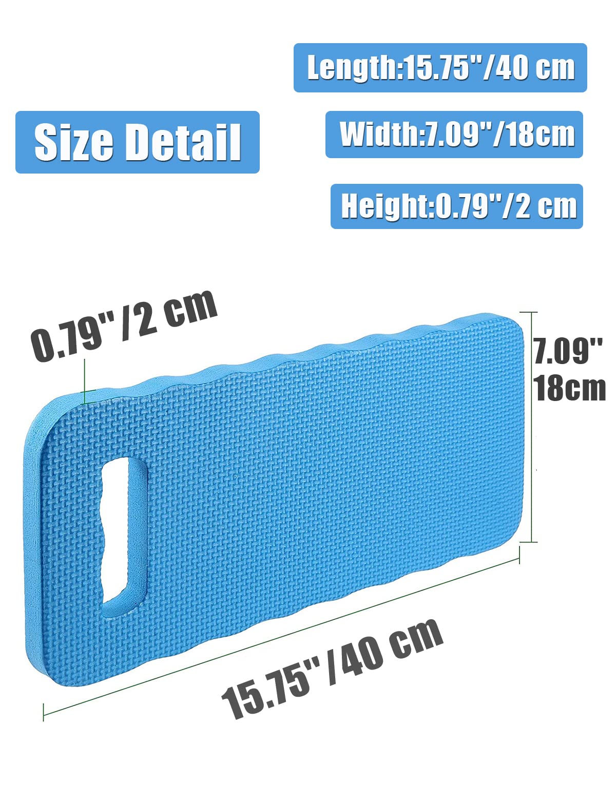 YWSHF pad features anti-slip, durable construction for any floor.
