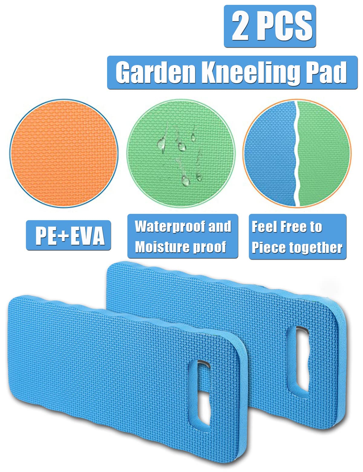 YWSHF garden kneeling pad with built-in handle slot for easy transport.