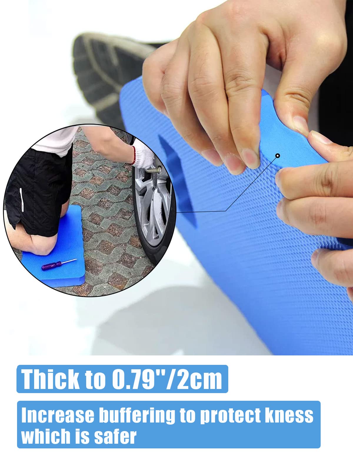 YWSHF compact, portable pad is lightweight for travel and storage.