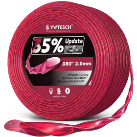 YWTESCH 080 burgundy heavy-duty trimmer line for robust edging and thick weed clearance.