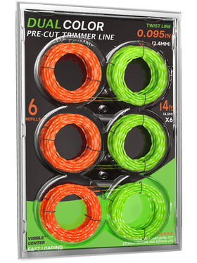 YWTESCH 0.095-inch trimmer line for EGO compatibility in a reel