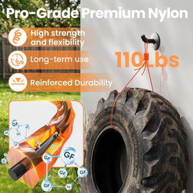YWTESCH 0.155 inch heavy-duty line close-up for thick brush clearance.