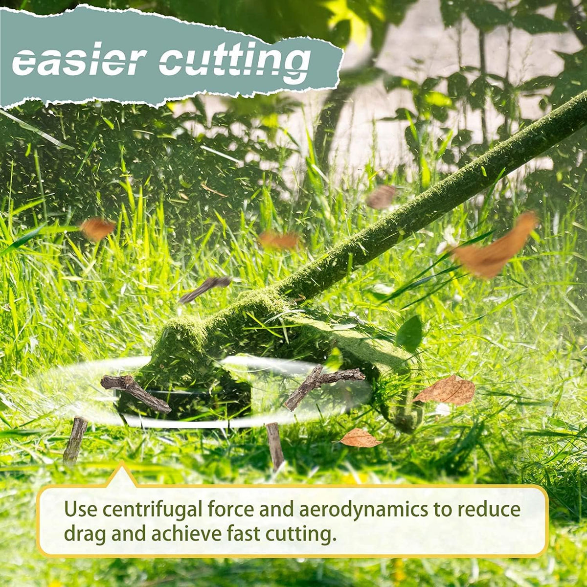 YWTESCH AF100 automatic-feed spool enabling quick line advances during mowing