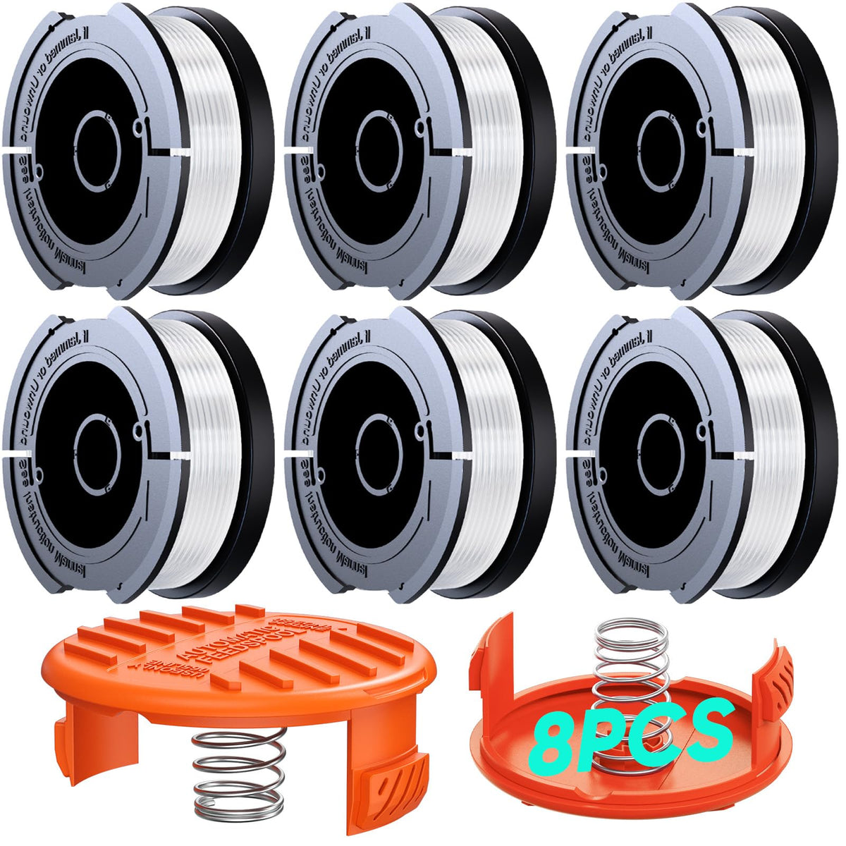 YWTESCH AF-100 replacement spool with cap for Black+Decker, easy installation