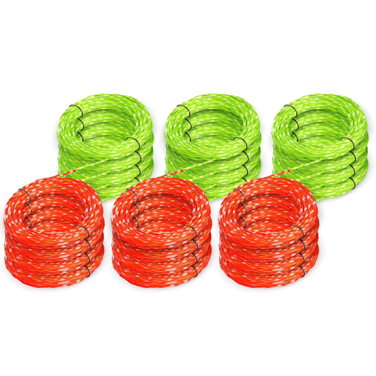 YWTESCH AL2420PD triangular twisted line 0.095in 14ft roll for easier trimming.