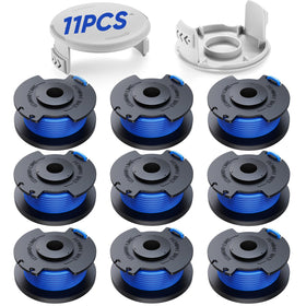 YWTESCH autofeed spool compatible with Ryobi for seamless auto-feed trimming.