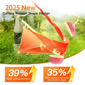 YWTESCH center-positioned dual-color line simplifies changes and alignment.