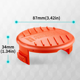 YWTESCH four-pack spool caps and springs for BLACK+DECKER, ready for immediate replacements.