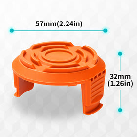 YWTESCH spool cap cover for Worx WG151 ensures stable spool alignment during trimming.