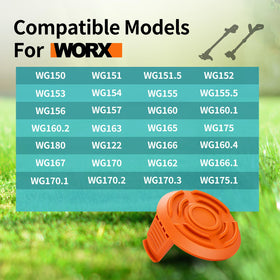YWTESCH spool cap cover for Worx WG152 delivers durable cap and reliable performance.