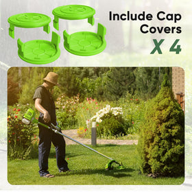 Premium PA6 nylon cap for heat and abrasion resistance on Greenworks
