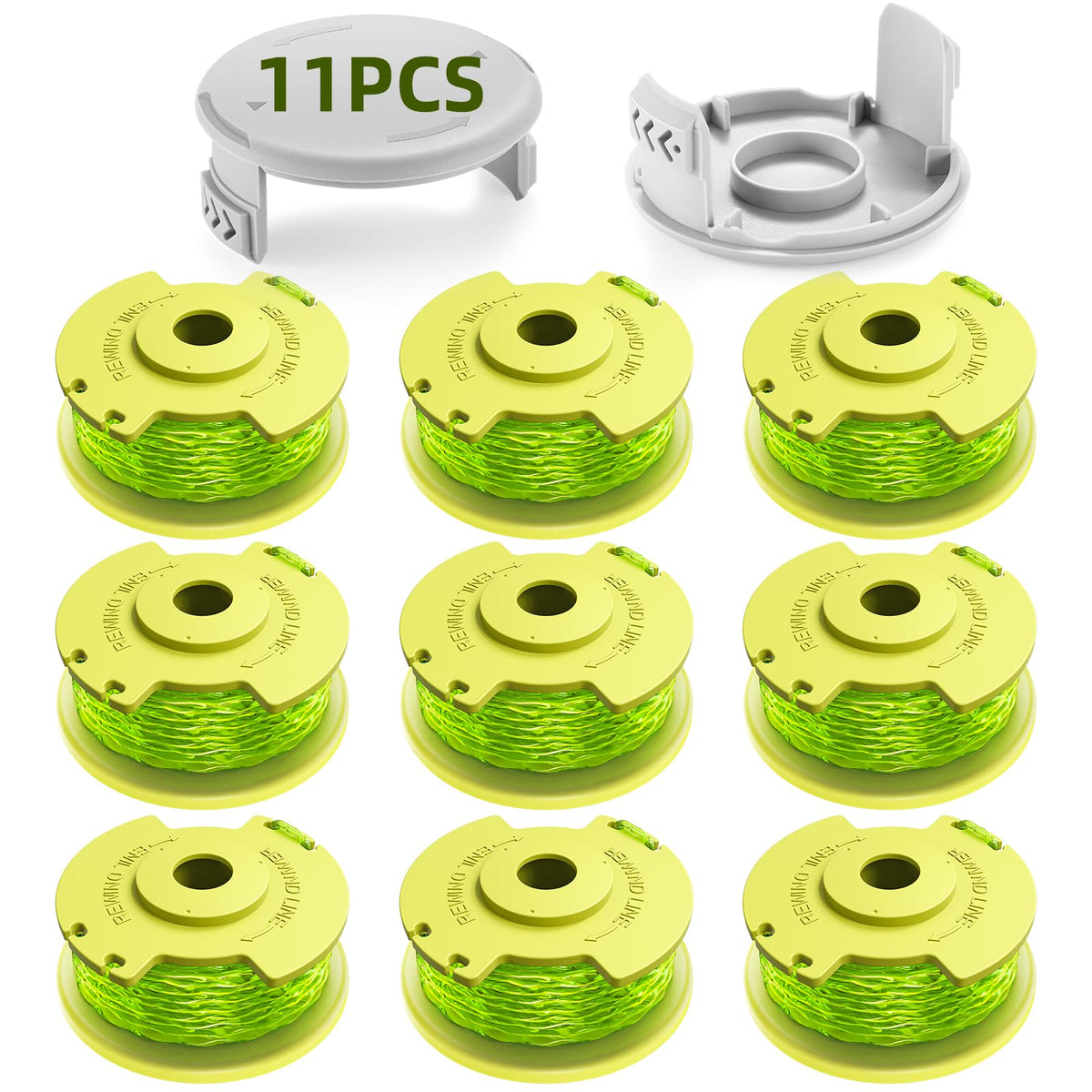 YWTESCH trimmer line compatible with Ryobi 18V for versatile yard trimming