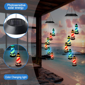YY Gardenia color-changing LED lights brighten paths.