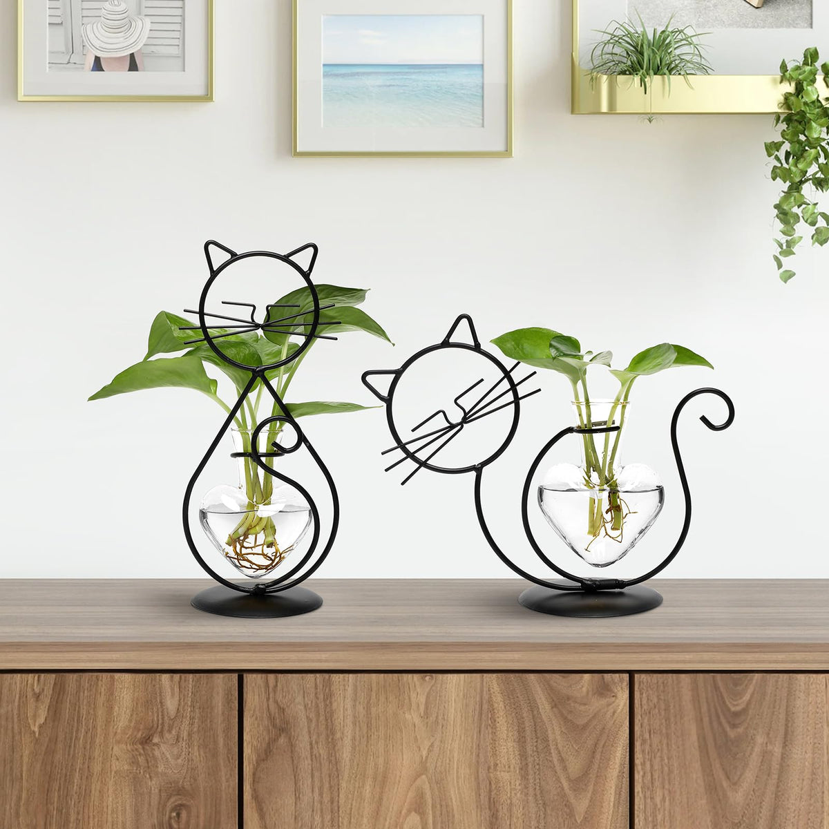 YYHglass colored glass vases brighten space with clear hues