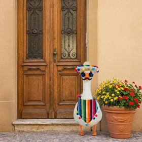 Yymobt Mexican porch goose outfit complete set enhances curb appeal.