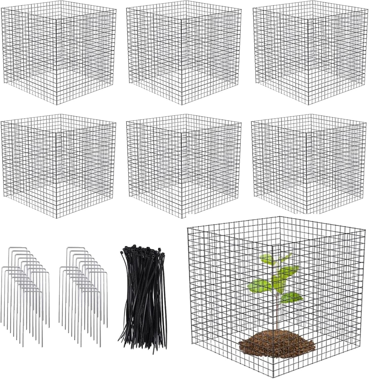 YYRZZ plant protector panel 12x12 in protects plants while allowing airflow