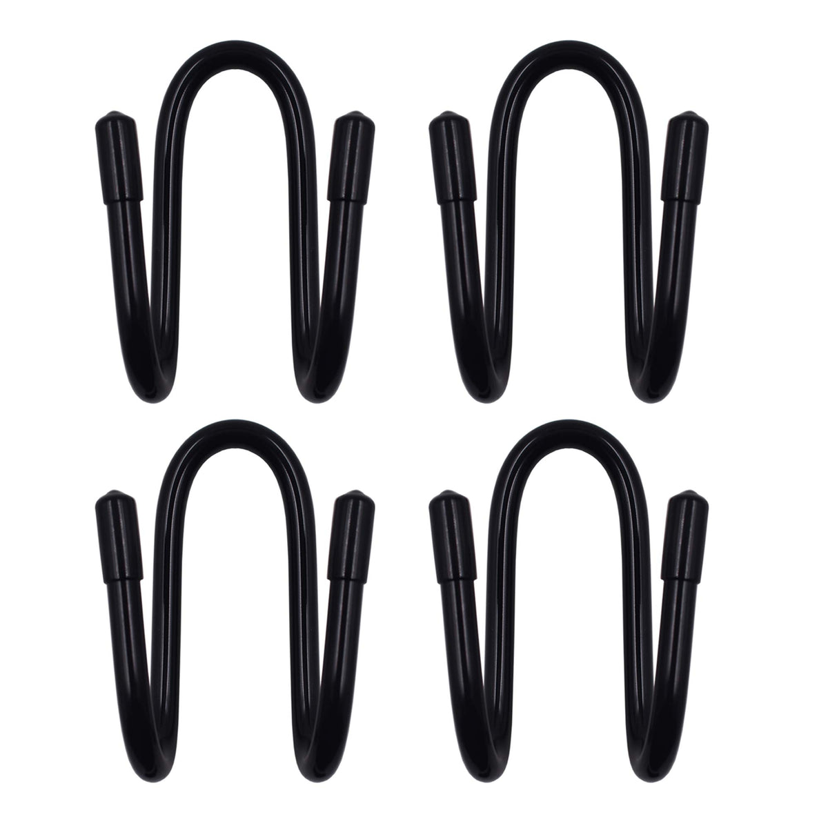 YYST chain link fence hangers on fence showing secure grip for lightweight gear.