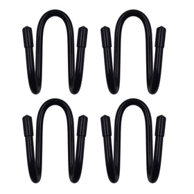 YYST chain link fence hangers on fence showing secure grip for lightweight gear.
