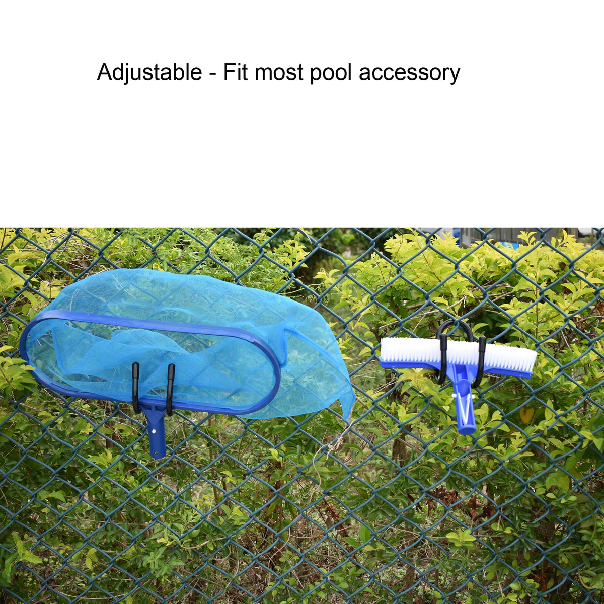YYST PVC coating highlights rust resistance for outdoor use.