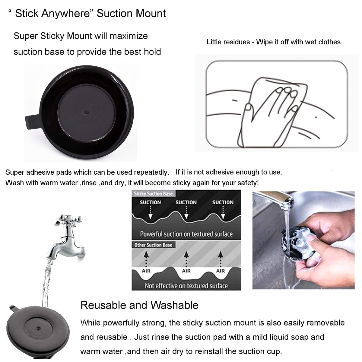 YYST suction cup lever mechanism in use demonstrates quick activation for easy hanging