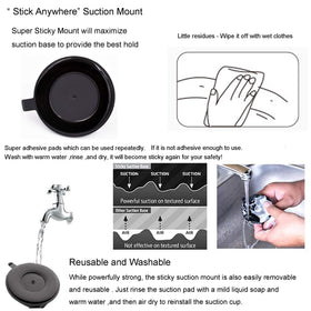 YYST suction cup lever mechanism in use demonstrates quick activation for easy hanging