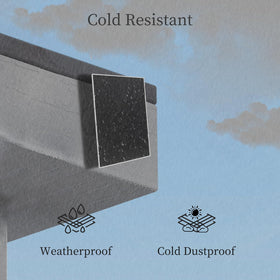 YYTDDUUU outdoor wall installation enables quick setup
