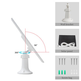YYTDDUUU solar panel kit includes stand and screws for simple installation