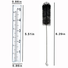 YZDTECH replacement tube with brush, easy cleaning after rainfall.