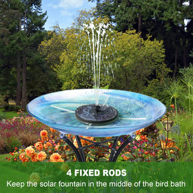 Yzert 7-nozzle setup enables diverse fountain styles for garden ponds