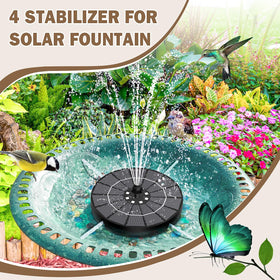 Yzert fountain powered by 2200mAh battery enables after-dusk use