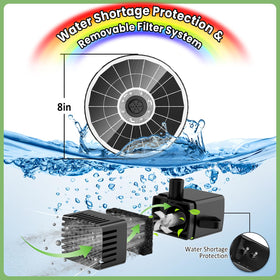 Yzert remote control enables easy water-height and lighting adjustments during setup.