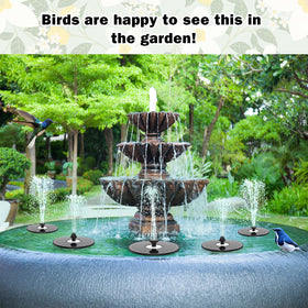 Yzert 7-nozzle kit offers versatile spray patterns for bird baths.