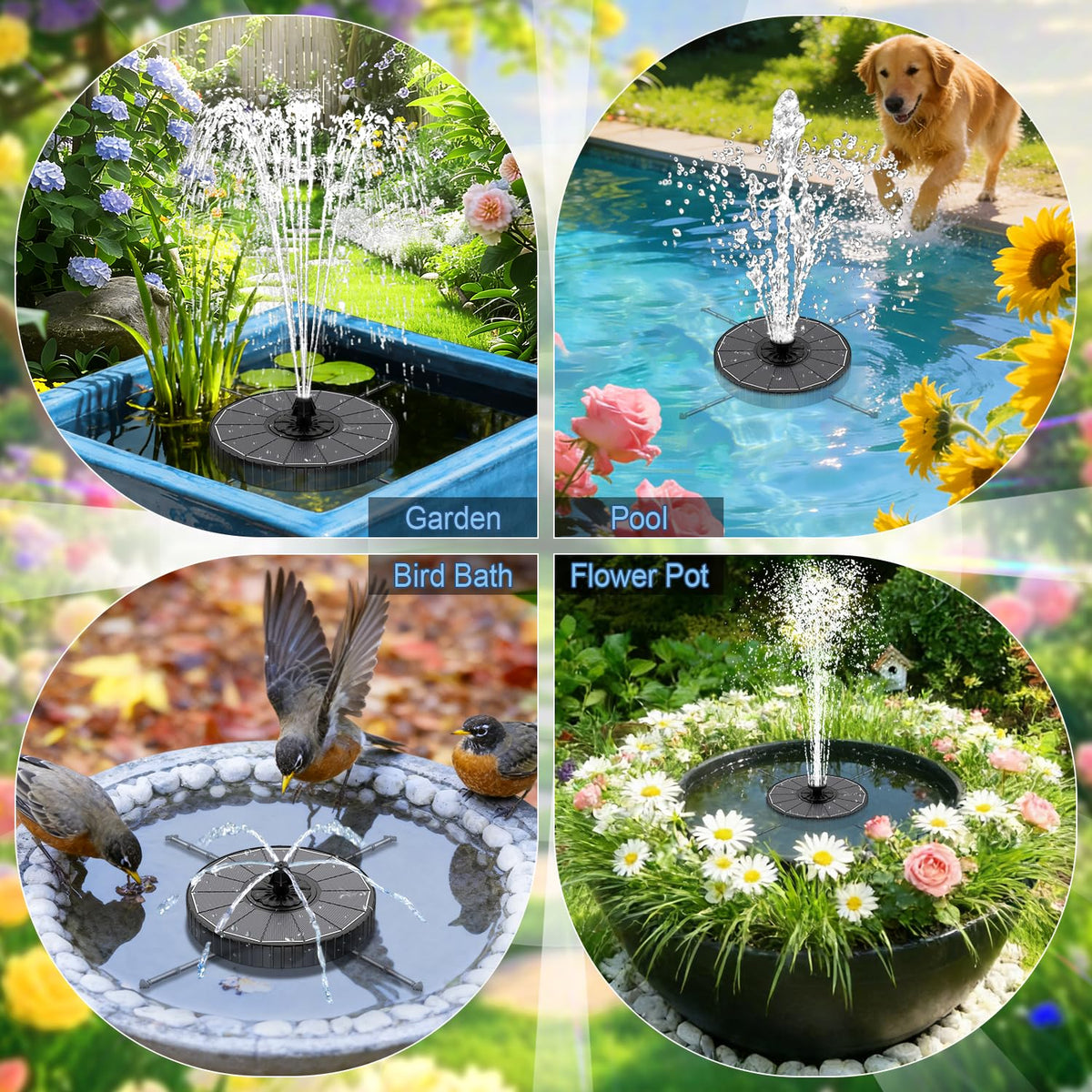 Yzert glass-panel fountain combines durability with elegant outdoor style
