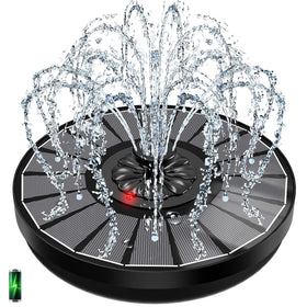 Yzert solar fountain indicator light shows power status for reliable outdoor operation