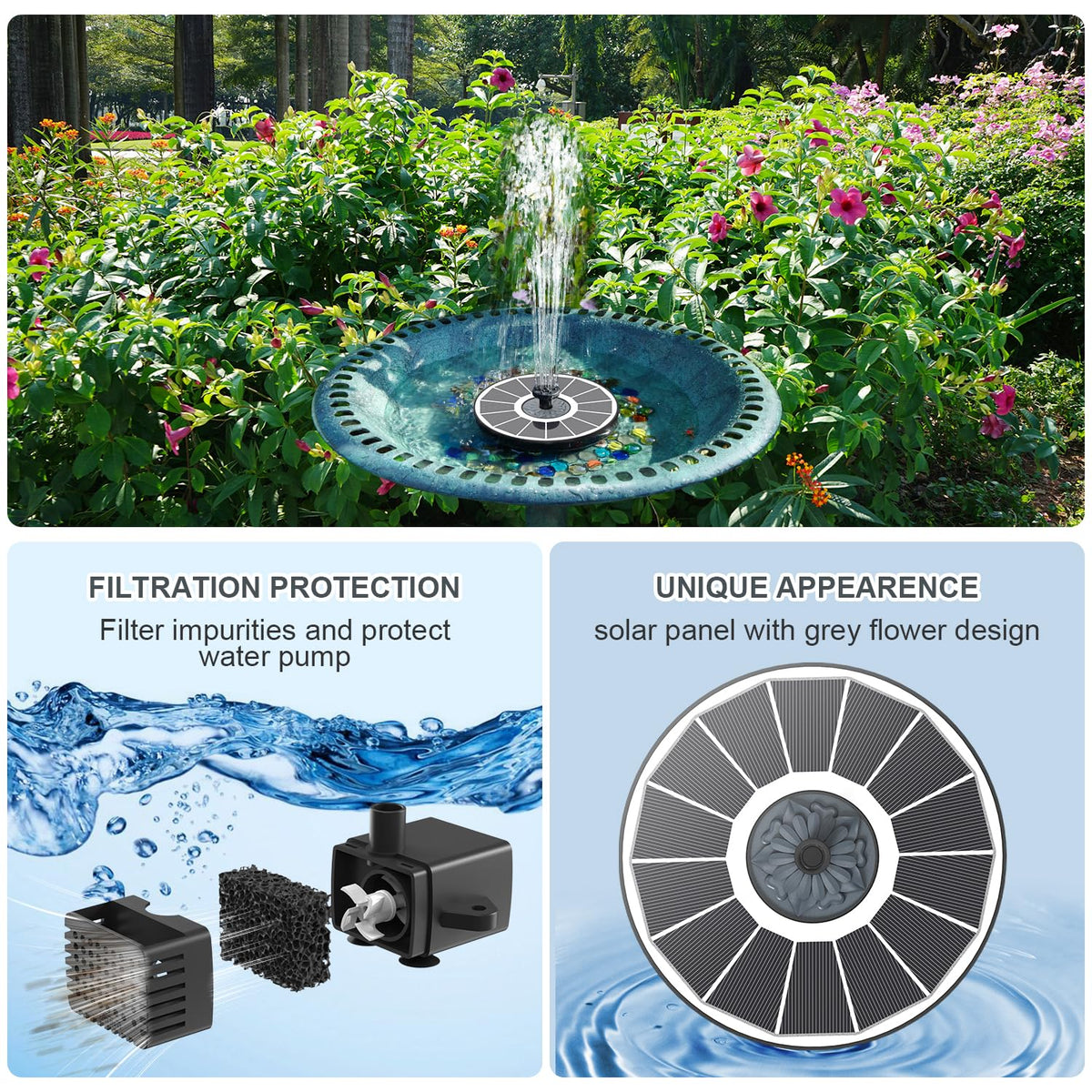 Yzert eight nozzle options offer customizable spray patterns.