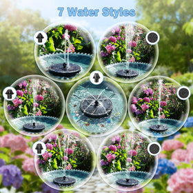 Yzert seven-nozzle design creates multiple water patterns
