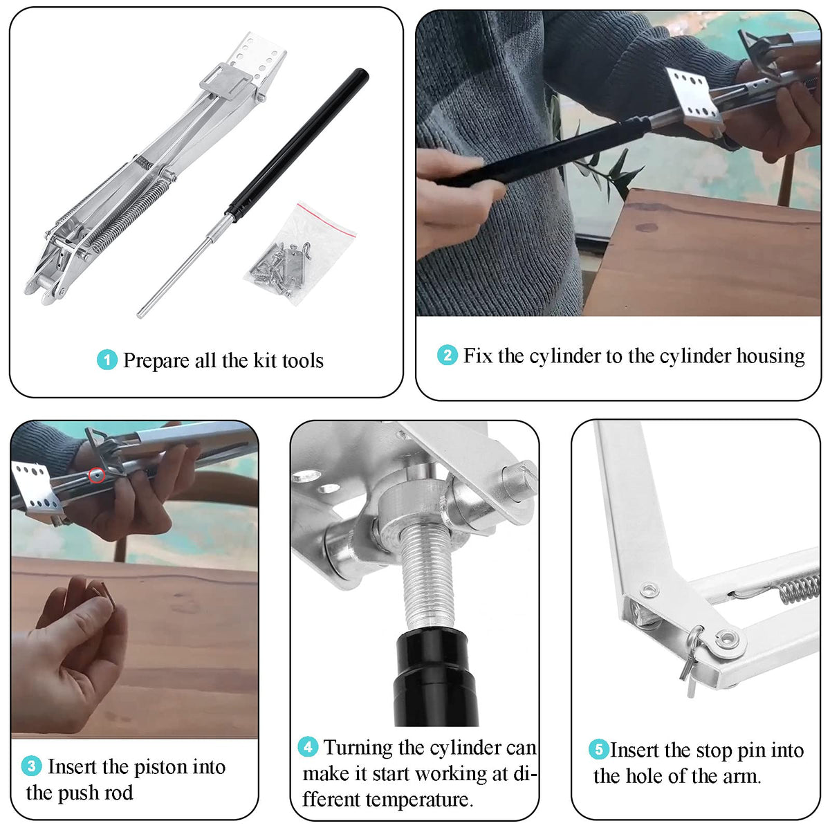 Yziixi frame-clamp or screw attachment offers installation flexibility.