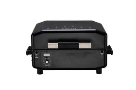 Z GRILLS 2026 200A pellet grill compact patio side view shows space-saving design for patios