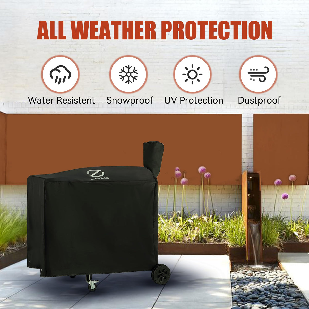 Anti-UV fade-resistant material helps maintain color after exposure.