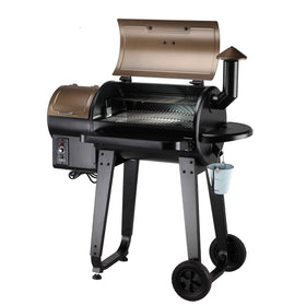 Z GRILLS ZPG-450A meat probe installed for accurate temps during cooking
