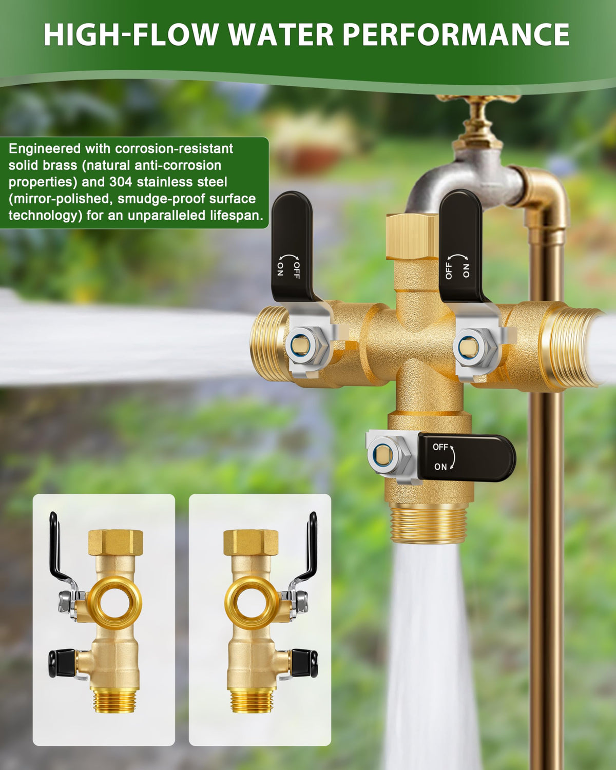 ZaakWang 360-degree swivel inlet design for flexible installation.