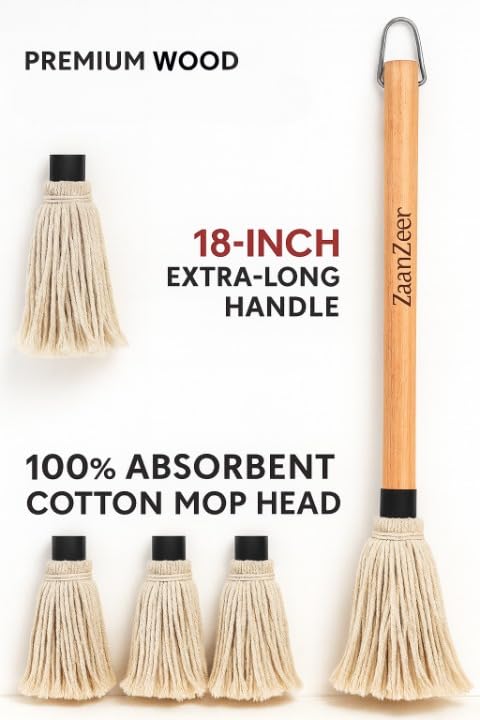 ZaanZeer cotton fibers absorb more marinade for thorough, juicy coverage.