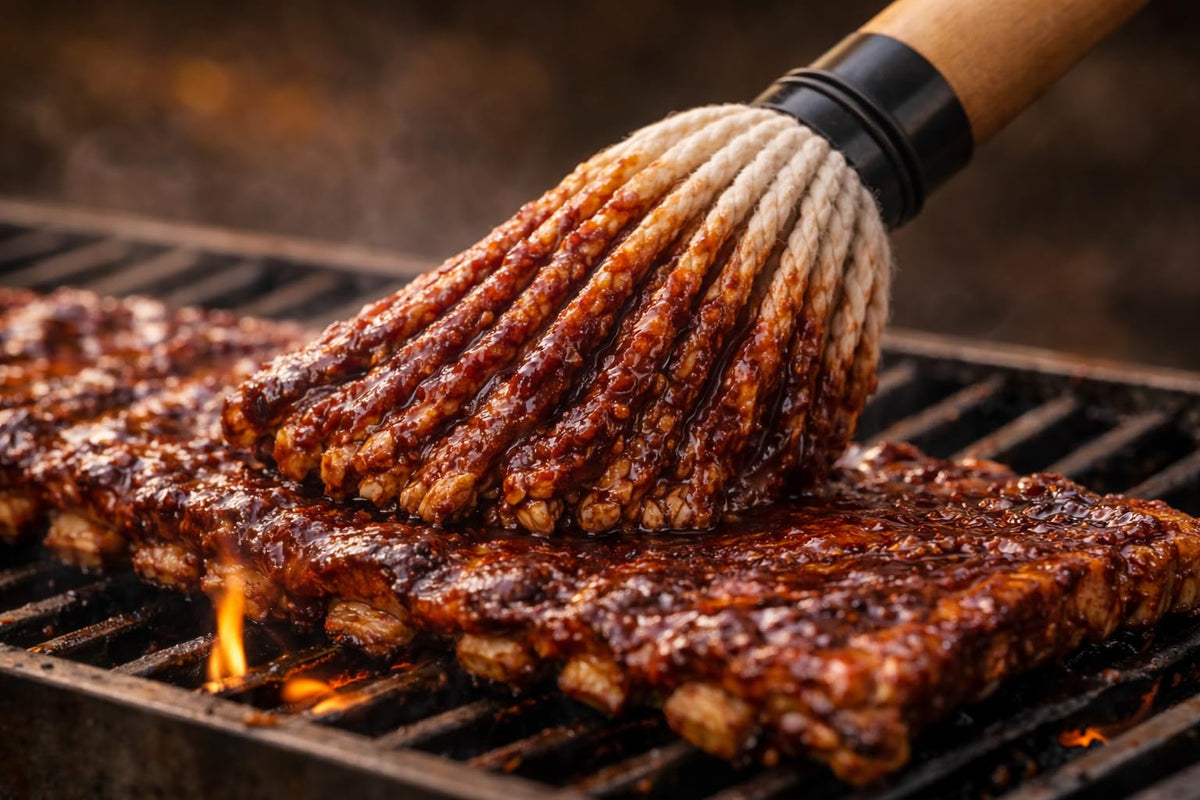 ZaanZeer pitmaster-approved tool ideal for brisket, ribs, chicken, pork and veggies.
