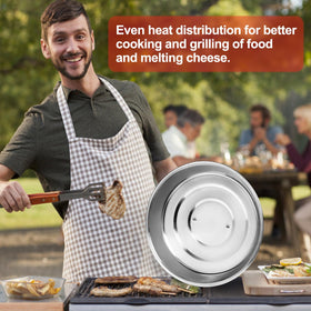 Zacfton 2-piece large-capacity dome set for multiple servings.
